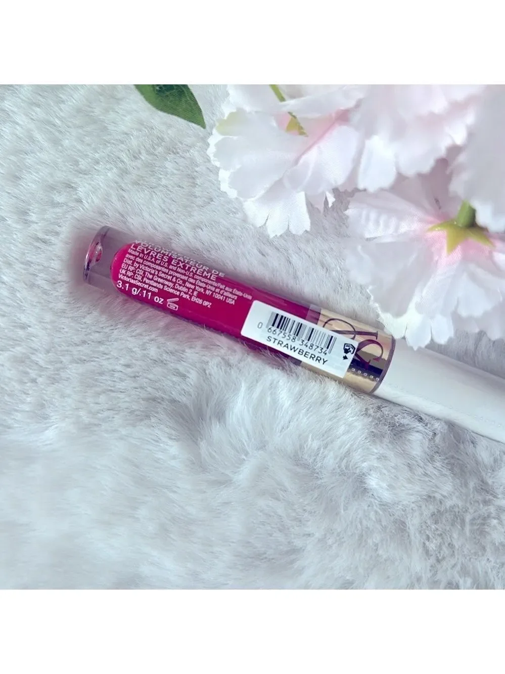 Victoria’s Secret Stawberry Shine Lip Plumper Color Shine Lip Gloss